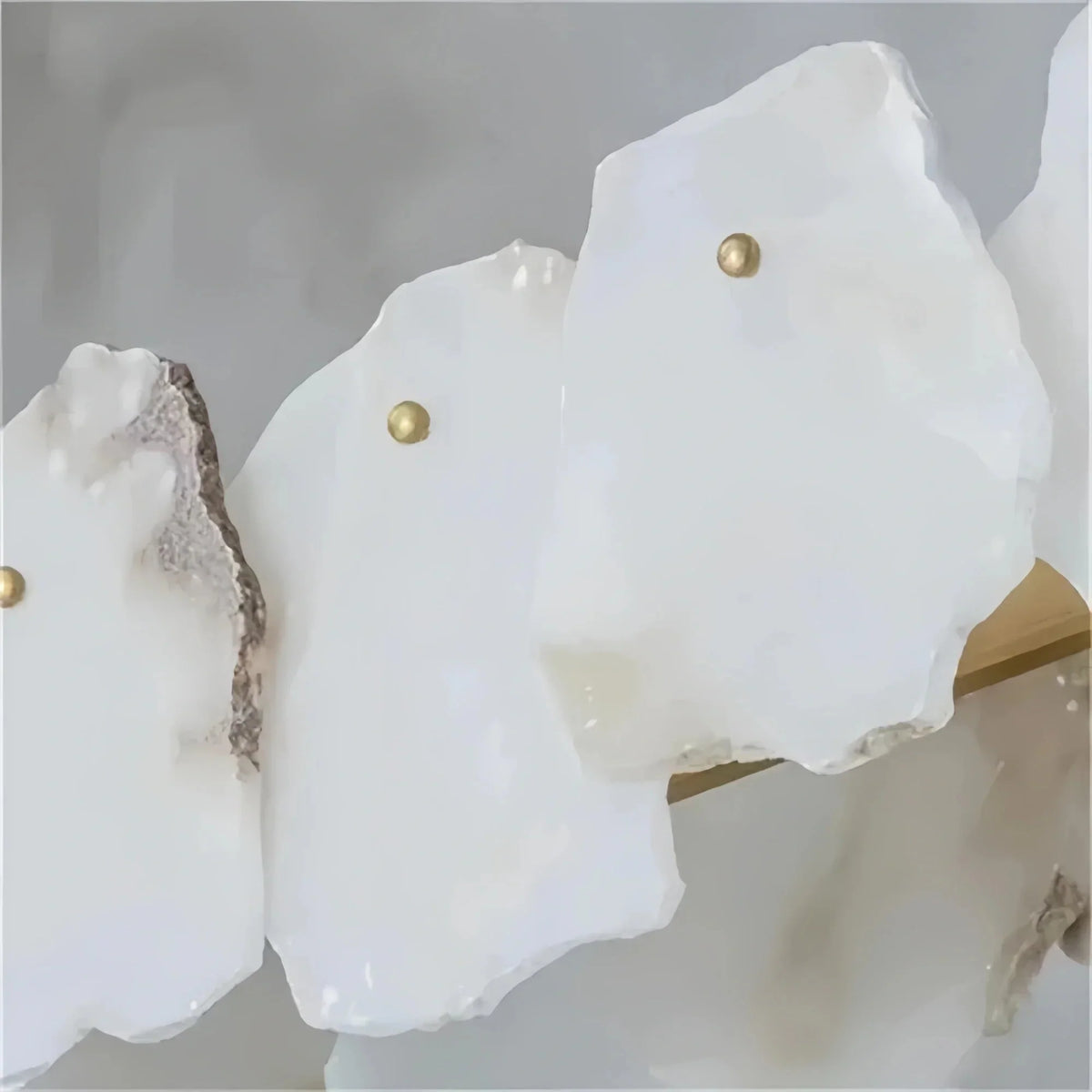 Luxury Alabaster Flakes Linear Chandelier Hanging Rod Light - casivra