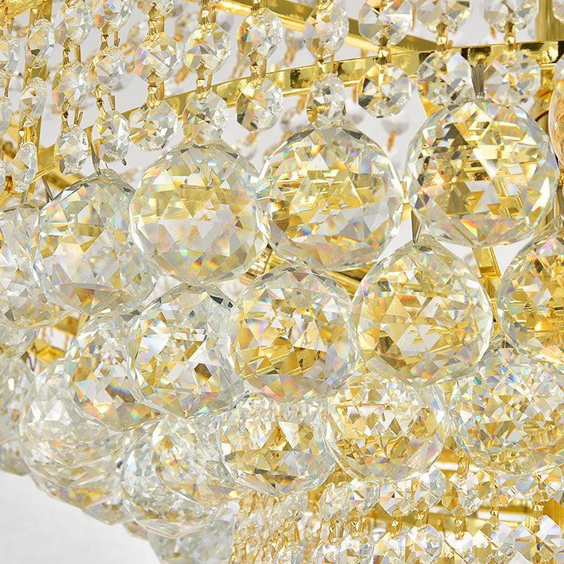 Luxury Crystal Chandelier for Grand Villa Hall and Duplex Staircase Lighting-chandelier-casivra-casivra