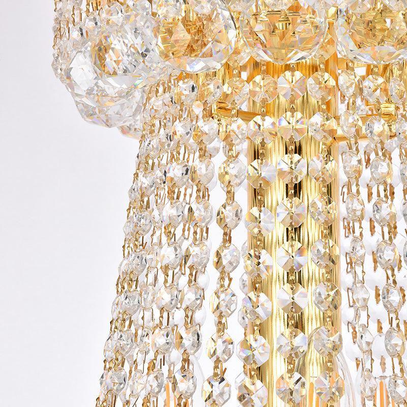 Luxury Crystal Chandelier for Grand Villa Hall and Duplex Staircase Lighting-chandelier-casivra-casivra
