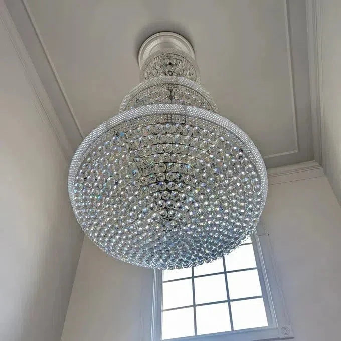 Luxury Crystal Chandelier for Grand Villa Hall and Duplex Staircase Lighting-chandelier-casivra-casivra