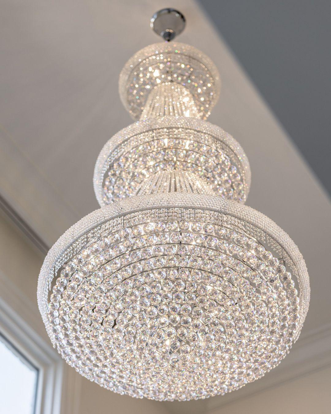 Luxury Crystal Chandelier for Grand Villa Hall and Duplex Staircase Lighting-chandelier-casivra-casivra