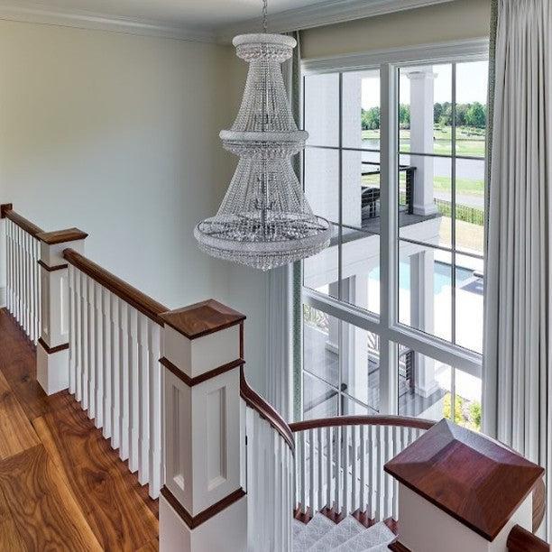 Luxury Crystal Chandelier for Grand Villa Hall and Duplex Staircase Lighting-chandelier-casivra-casivra