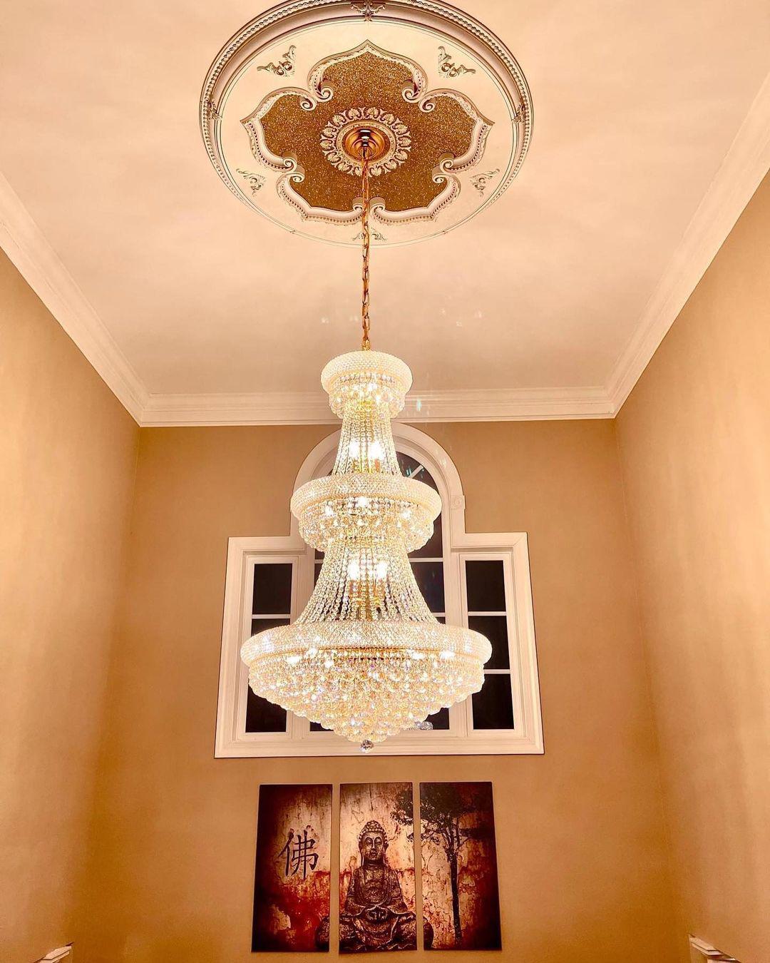 Luxury Crystal Chandelier for Grand Villa Hall and Duplex Staircase Lighting-chandelier-casivra-casivra