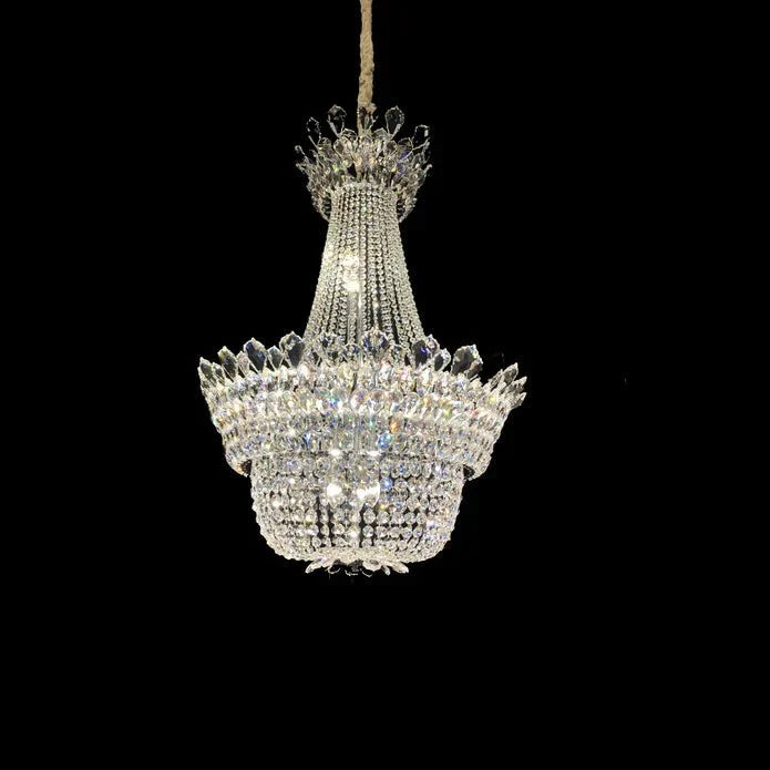 Luxury Empire Branch Crystal Chandelier Pendant Light for Entryway and Foyer - D19.7" *H23.6"Warm Lightcasivra