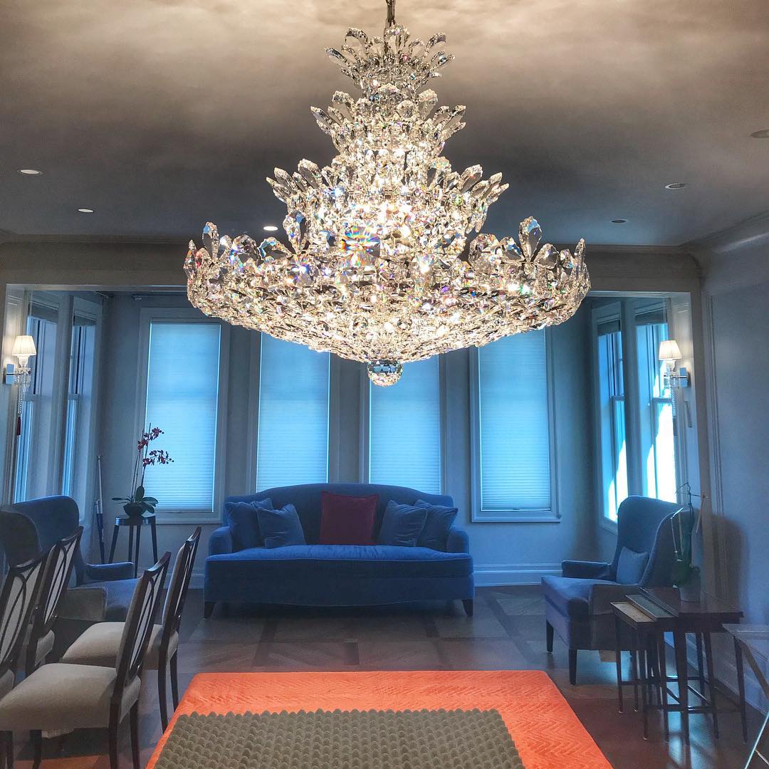 Luxury Empire Floral Crystal Chandelier - D39.4"*H33.5"/54.5kgWarm Lightcasivra