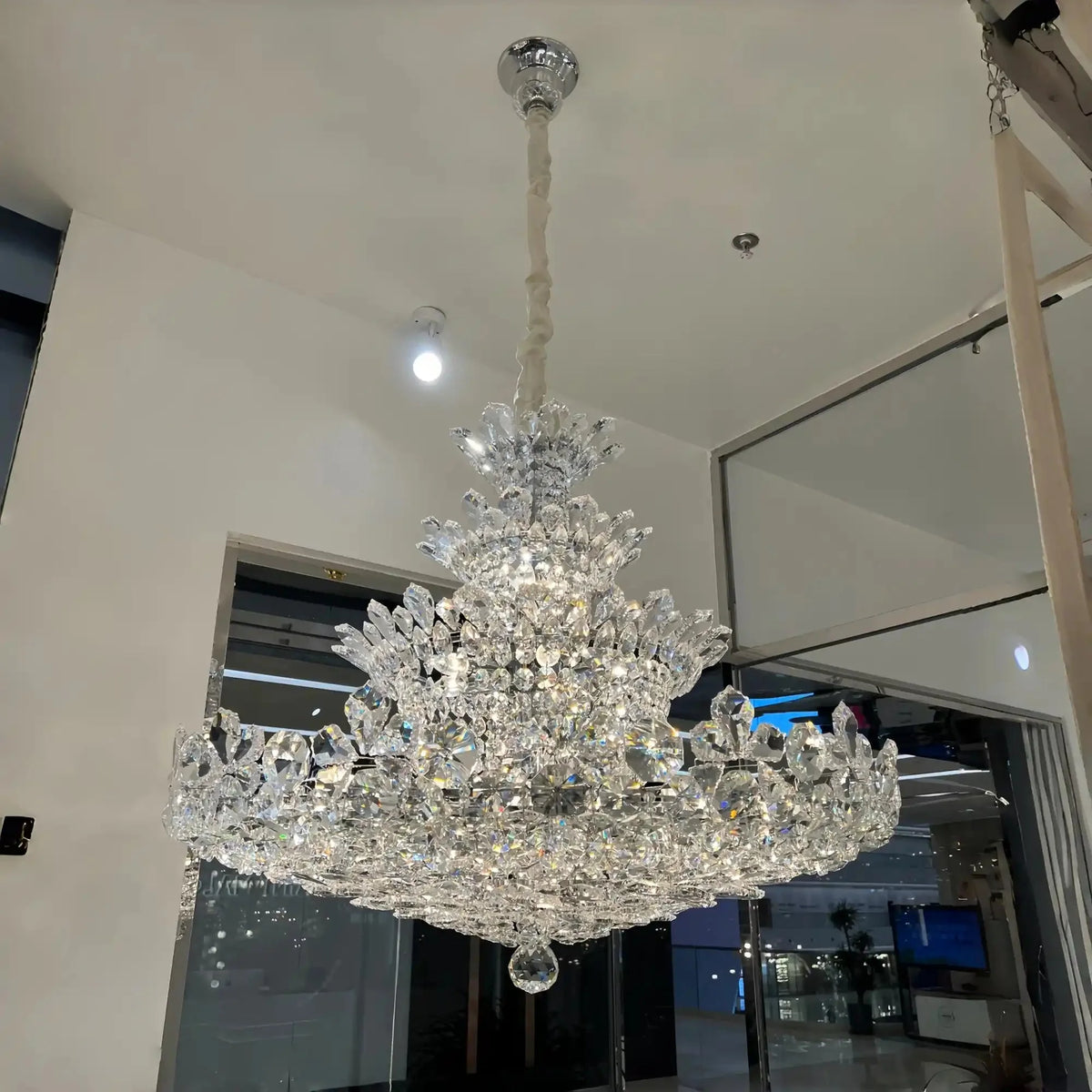 Luxury Empire Floral Crystal Chandelier - D47.2"*H40.1"/73kgWarm Lightcasivra