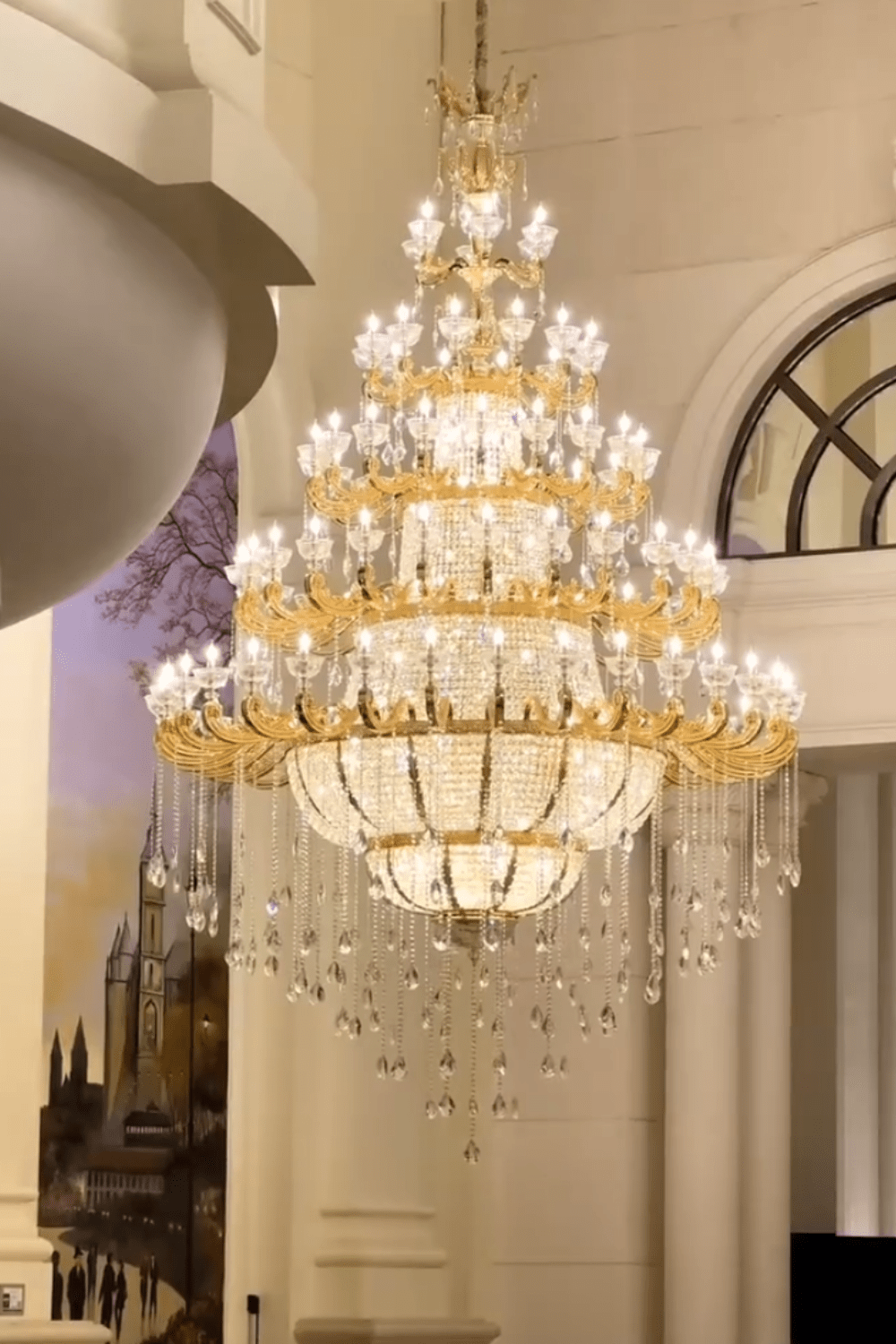Luxury Empire Multi-layer Crystal Chandelier for High-ceiling - Customized/Contact uscasivra