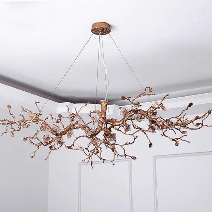 Luxury Flower Tree Branch Chandelier - L 39.4″(100cm) x W 25.6″(65cm) x H 22.8″(58cm)casivra
