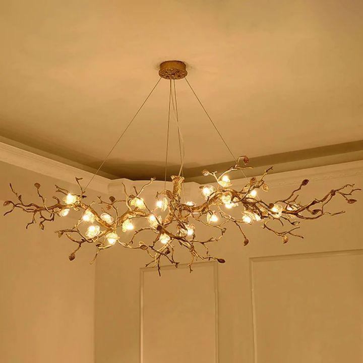 Luxury Flower Tree Branch Chandelier - L 39.4″(100cm) x W 25.6″(65cm) x H 22.8″(58cm)casivra