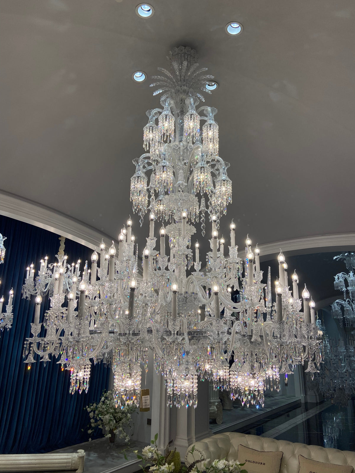 Luxury Large Multi Candles Chandelier Islam Crystal Ceiling Lighting Fixture For Living Room/ Hall Decoration-Chandeliers-casivra-casivra