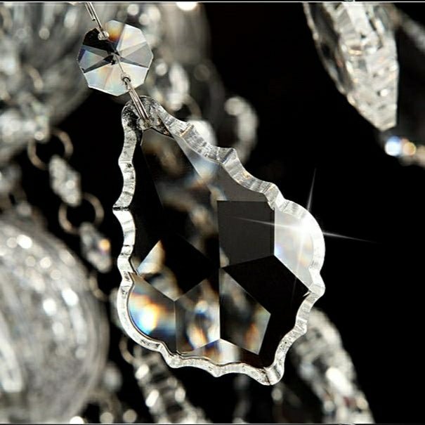 Luxury Large Multi Candles Chandelier Islam Crystal Ceiling Lighting Fixture For Living Room/ Hall Decoration-Chandeliers-casivra-casivra