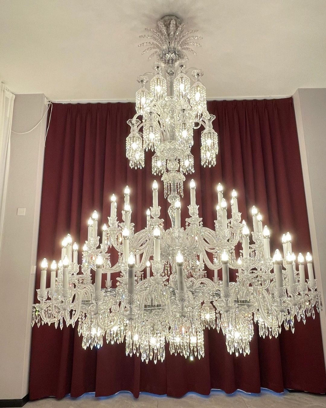 Luxury Large Multi Candles Chandelier Islam Crystal Ceiling Lighting Fixture For Living Room/ Hall Decoration-Chandeliers-casivra-casivra