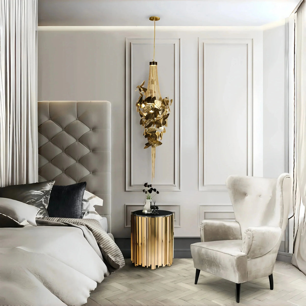 Luxury McQueen 6 Light Crystal Pendant - casivra