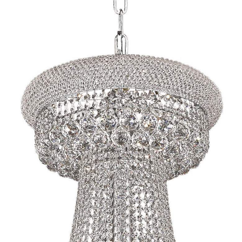 Luxury Modern Primo Wide Gold Crystal Chandelier for High Ceiling Foyer & Staircase-casivra-casivra