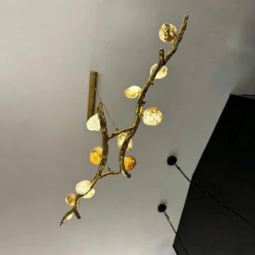 Luxury Statement Nature - inspired Twig Natural Crystal Chandelier - 12 Lights/L47.24"(L120cm)Warm Lightcasivra
