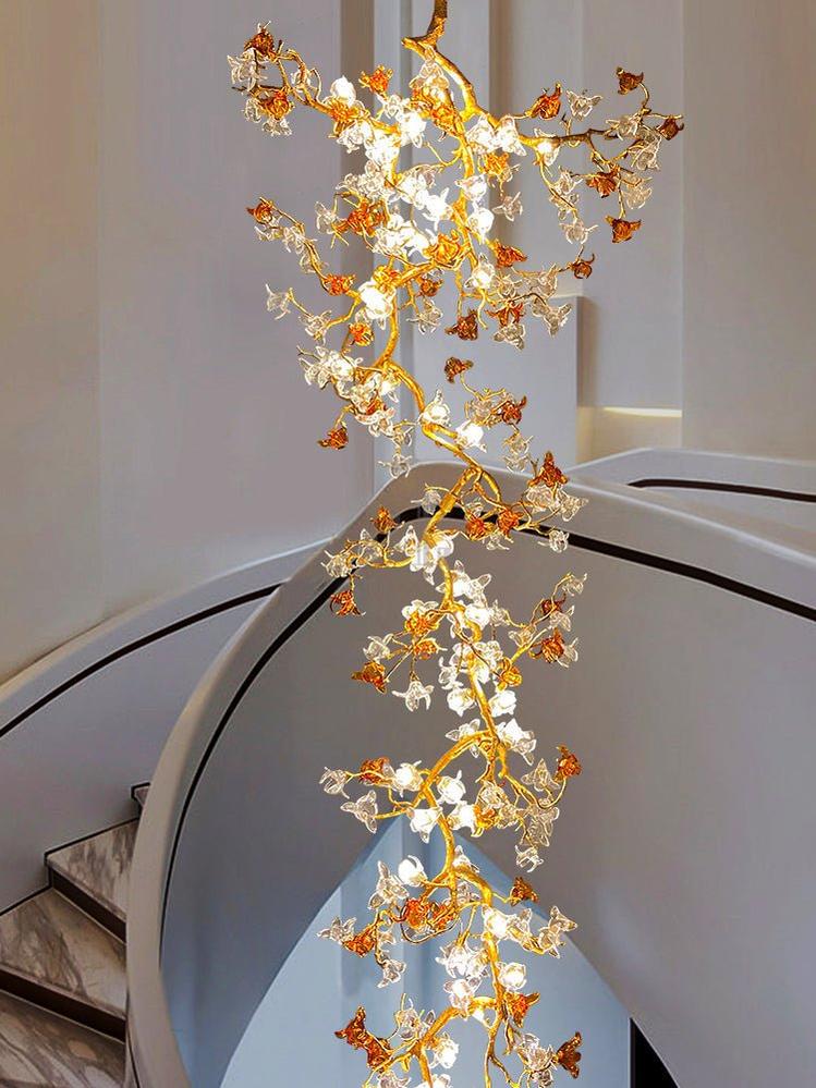 Luxury Villa Elegant Villa Blossom and Branch Chandelier,-casivra-casivra