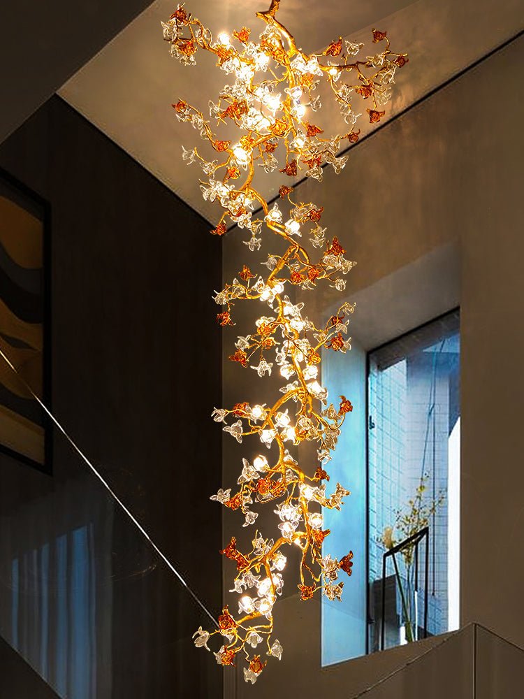 Luxury Villa Elegant Villa Blossom and Branch Chandelier,-casivra-casivra