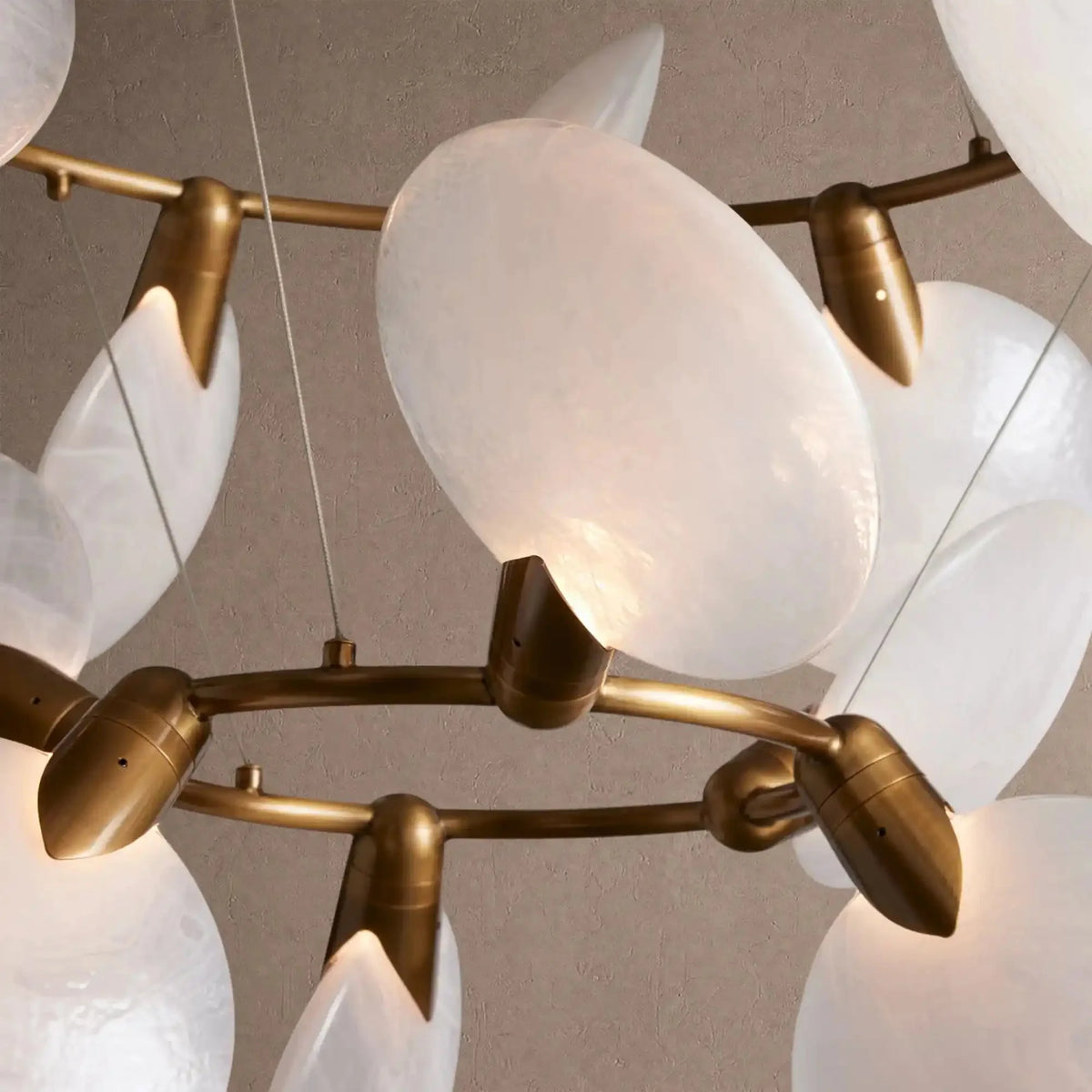 Livia 2-Tiered Halo Chandelier - casivra