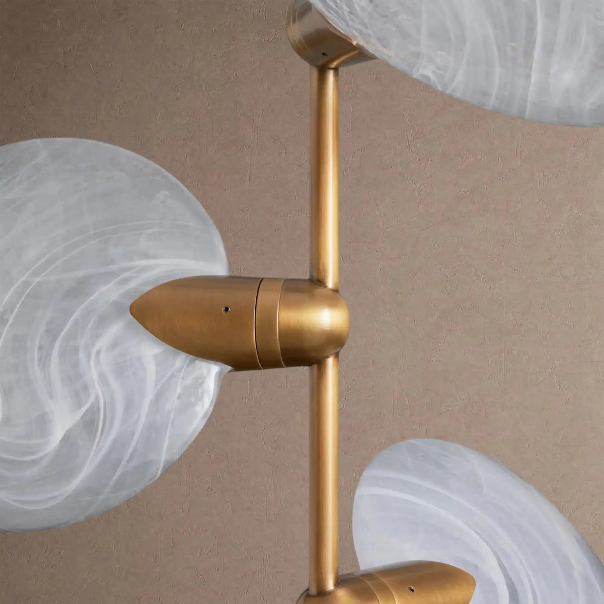 Livia Pendant Modern Alabaster Pendant for Staircase Foyer - casivra