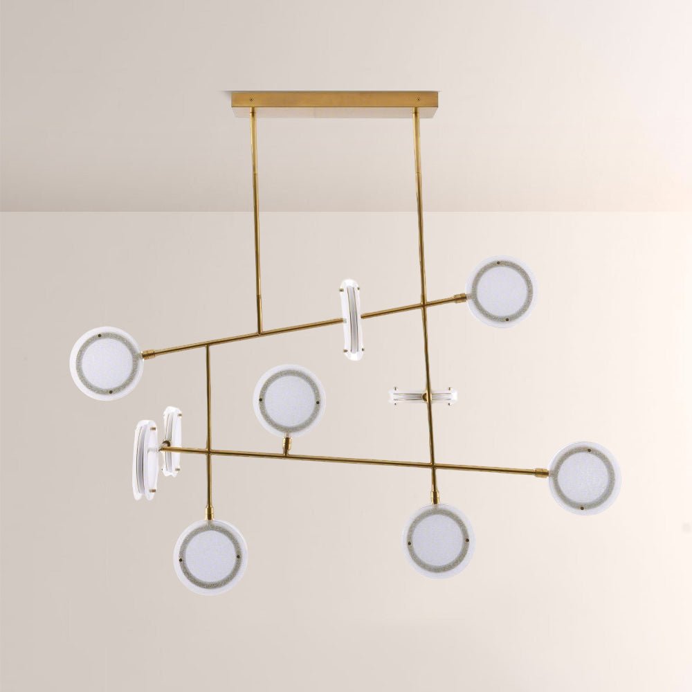 Mandel Linear Chandelier - casivra