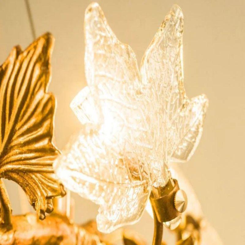 Maple Leaf Branch Chandelier - D120cm (D47¼")casivra