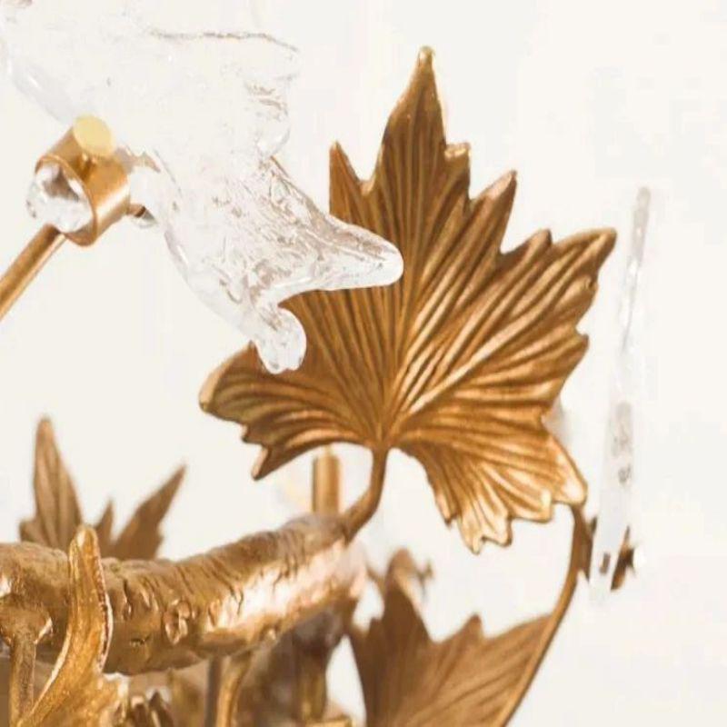 Maple Leaf Branch Chandelier - D120cm (D47¼")casivra
