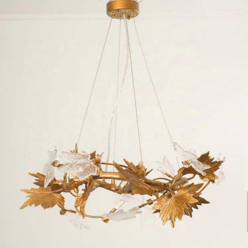 Maple Leaf Branch Chandelier - D120cm (D47¼")casivra