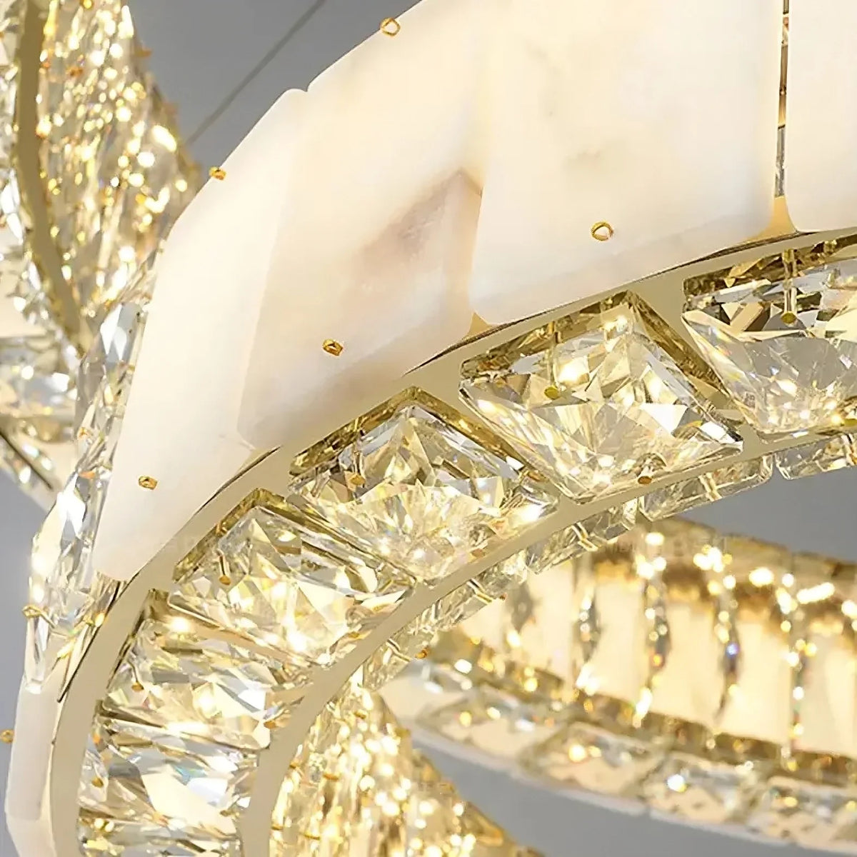 buyStafford Marble & Crystal Chandelier - Morsale