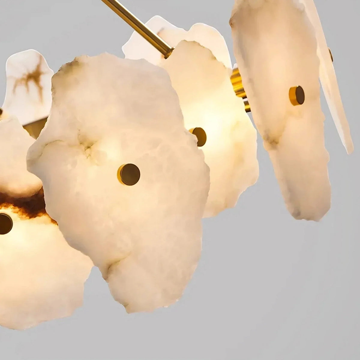 buyCorton Marble & Brass Chandelier - Morsale