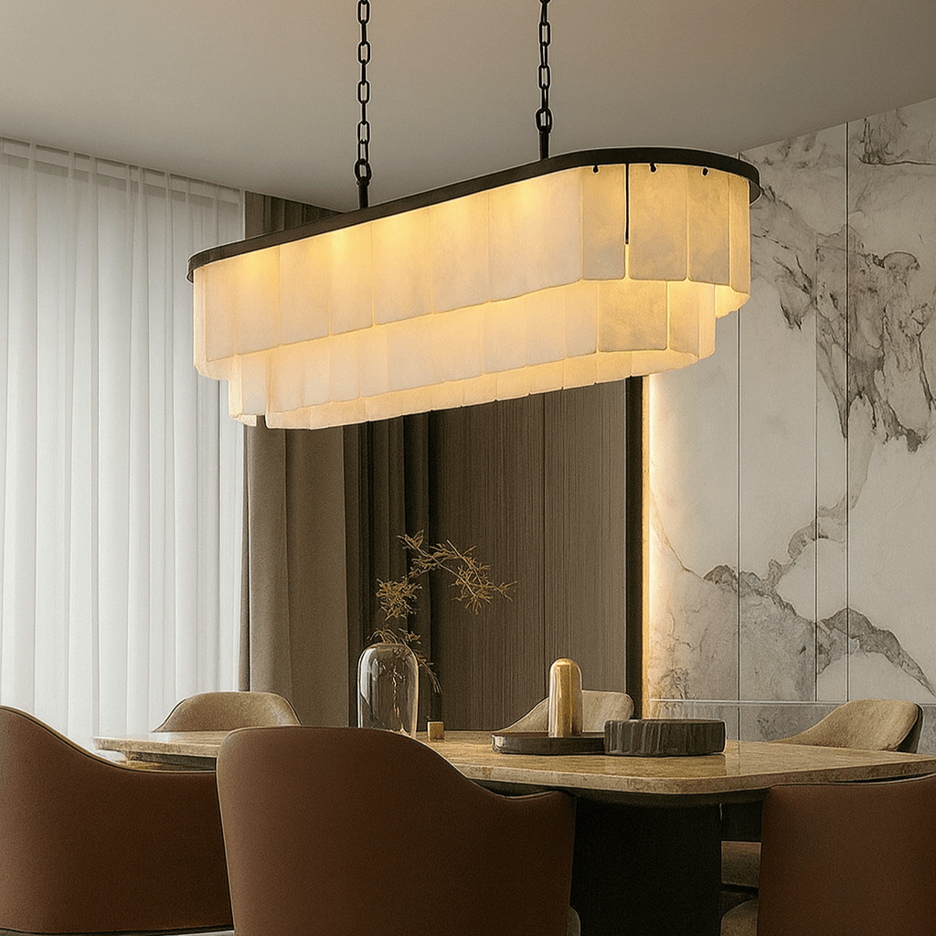 buyMarbella Marble Dining Chandelier - Morsale