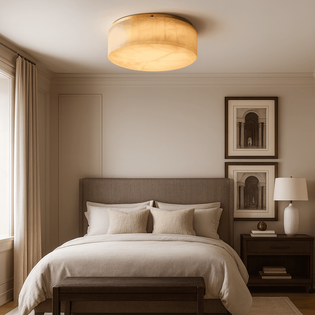 buyMilton Marble Flush Mount - Morsale