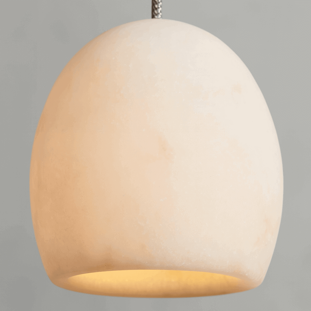 Auris marble chandelier close-up