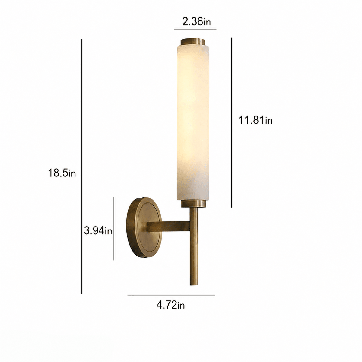 buyBurston Marble Wall Sconce - Morsale