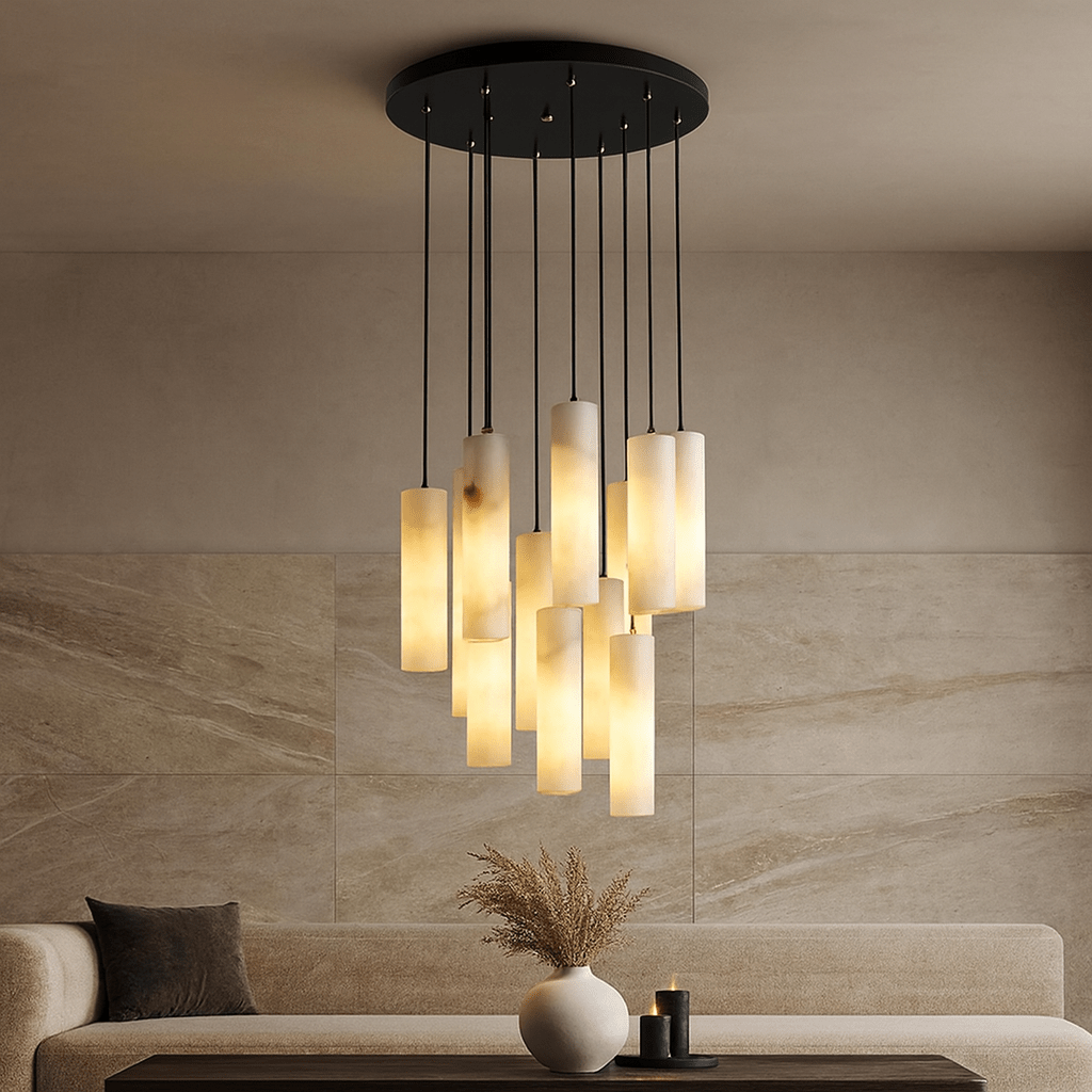 buyMorris 16-Light Marble Chandelier - Morsale
