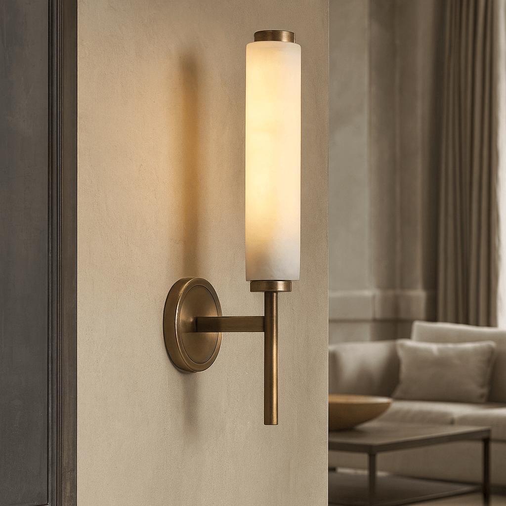 buyBurston Marble Wall Sconce - Morsale