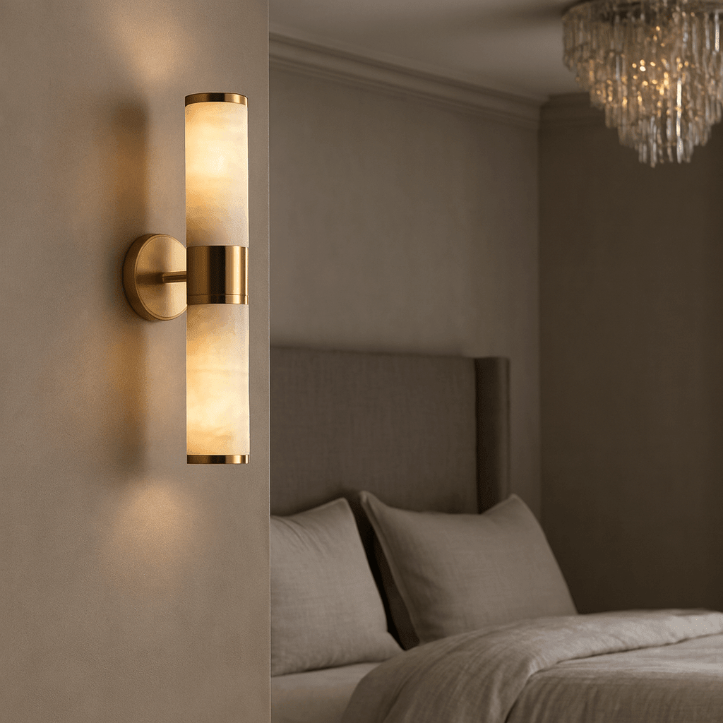 buyAurelia Natural Marble Wall Sconce - Morsale