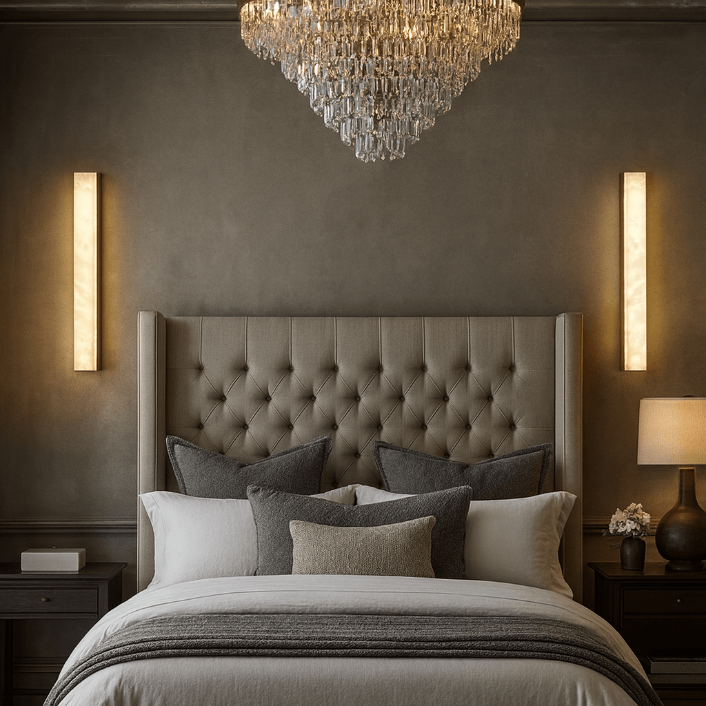 buyLinden Marble Sconce, Black - Morsale