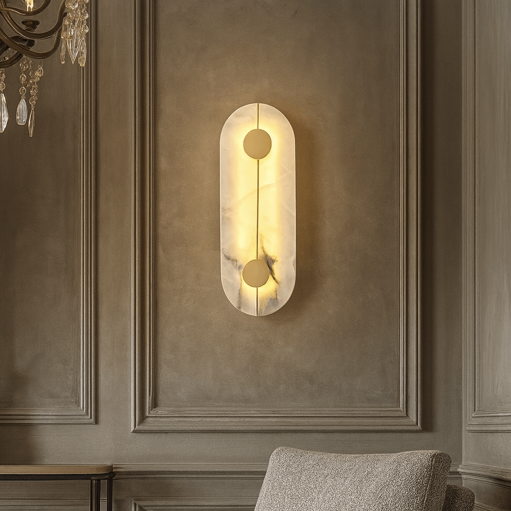 buyHaddon Marble Sconce - Morsale