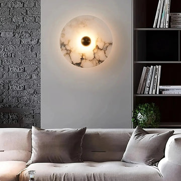 buyMoonshade Marble Disc Wall Sconce - Morsale