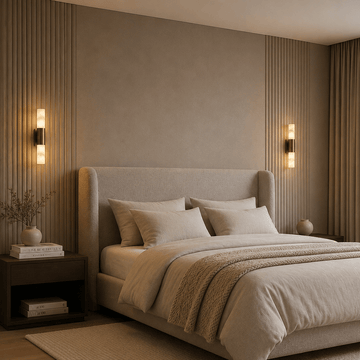 buySolenne Marble & Brass Wall Sconce - Morsale