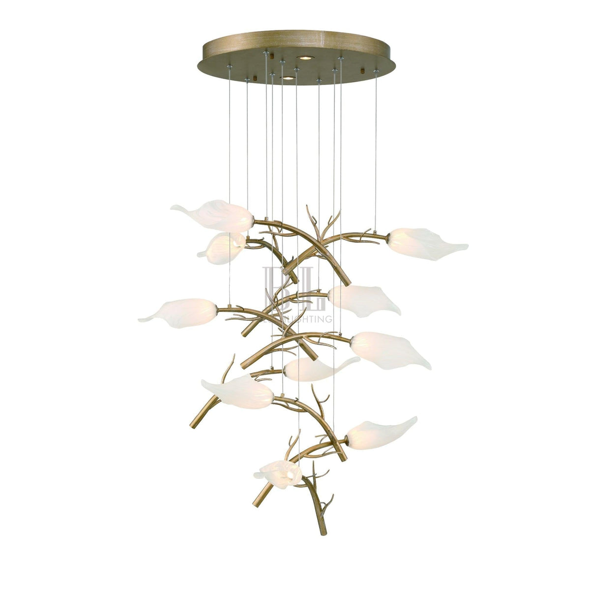 Matera Integrated LED Grand Chandelier 10 - Light - casivra