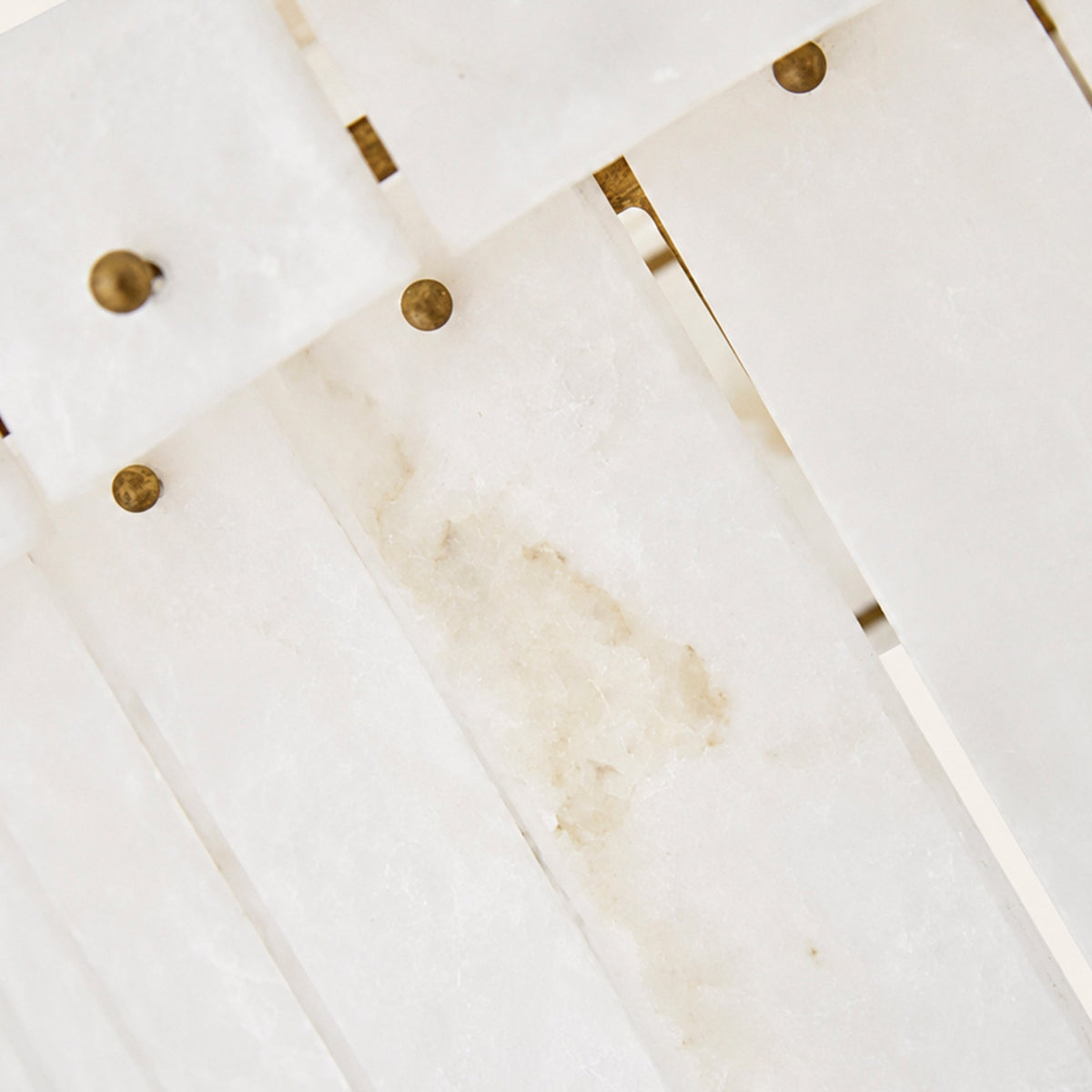 Simona Alabaster Drum 2-Tier Chandelier