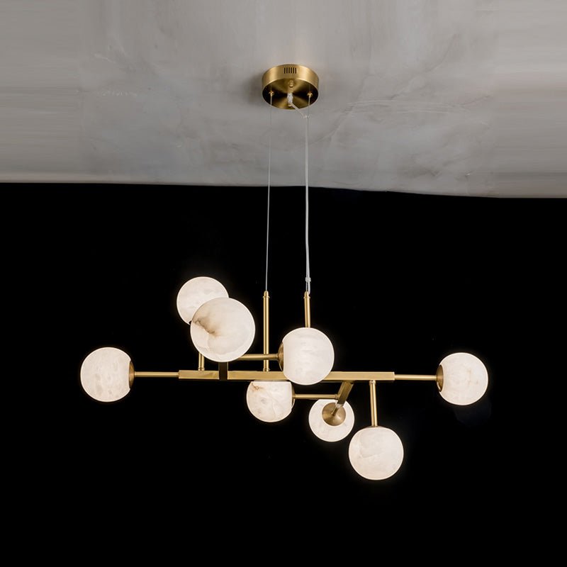 Maytoni Uva Alabaster Chandelier - L 43.3″Glodcasivra