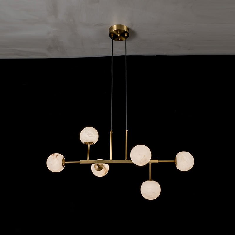 Maytoni Uva Alabaster Chandelier - L 41.3″Glodcasivra