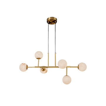 Maytoni Uva Alabaster Chandelier - L 41.3″Glodcasivra