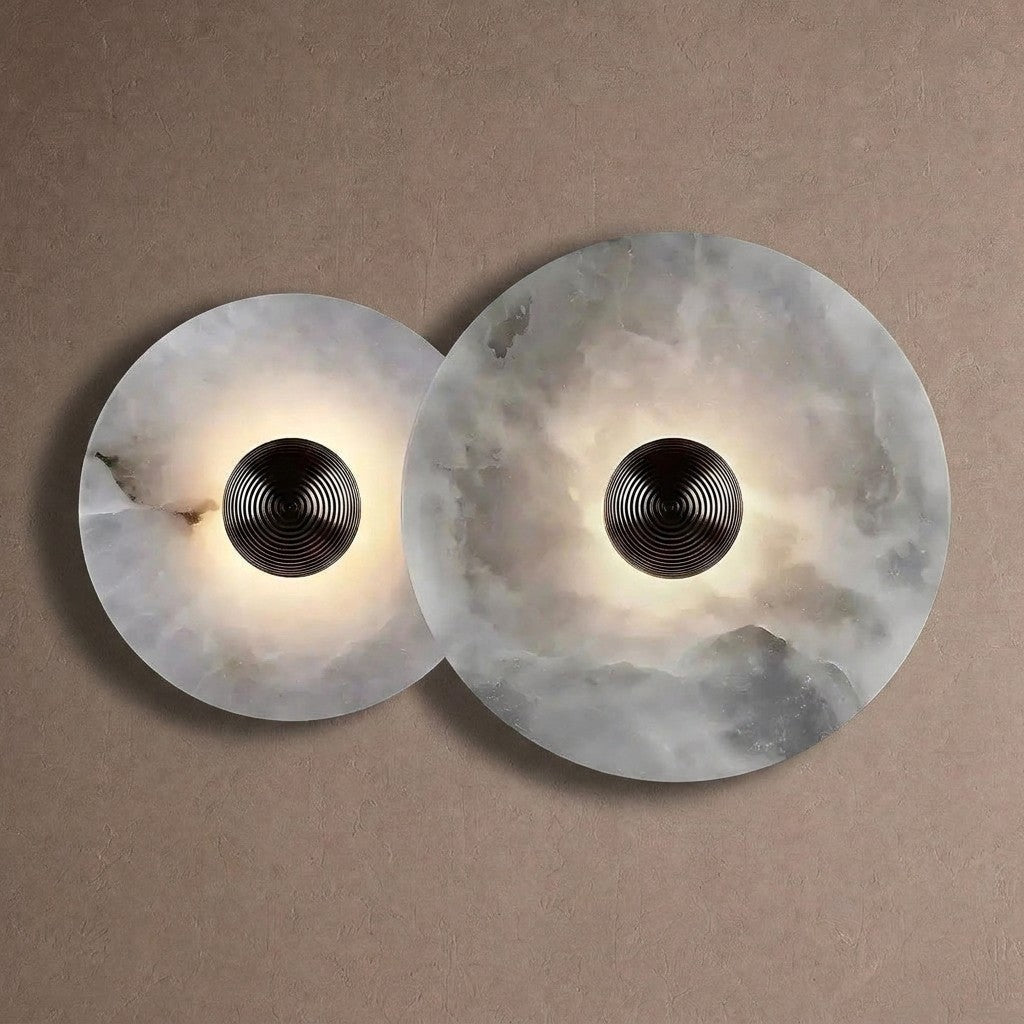 Median Alabaster Flush mount - 2 Surface - Bronzecasivra