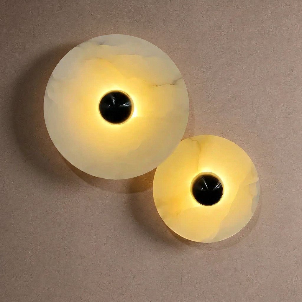 Median Alabaster Flush mount - 2 Surface - Bronzecasivra