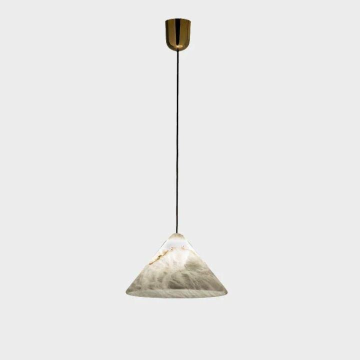 Modern Alabaster Kitchen Island Pendant Light - Large - D13"casivra