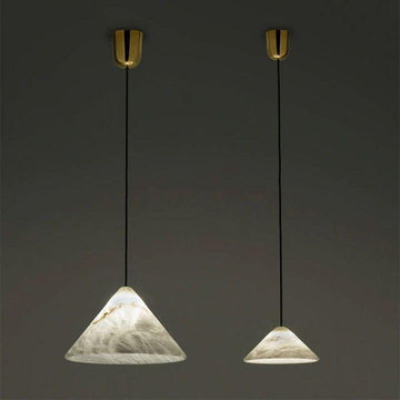 Modern Alabaster Kitchen Island Pendant Light - Small - D7.87"casivra