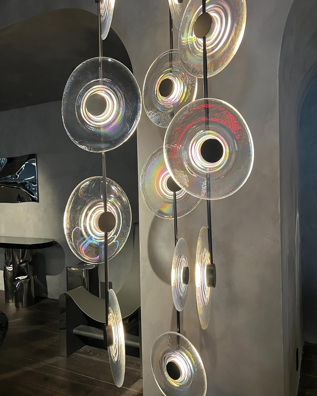 Modern Art Design Radiant Glass Chandelier - Single Pendant/3 Pieces/D12.5"*H48"Brasscasivra